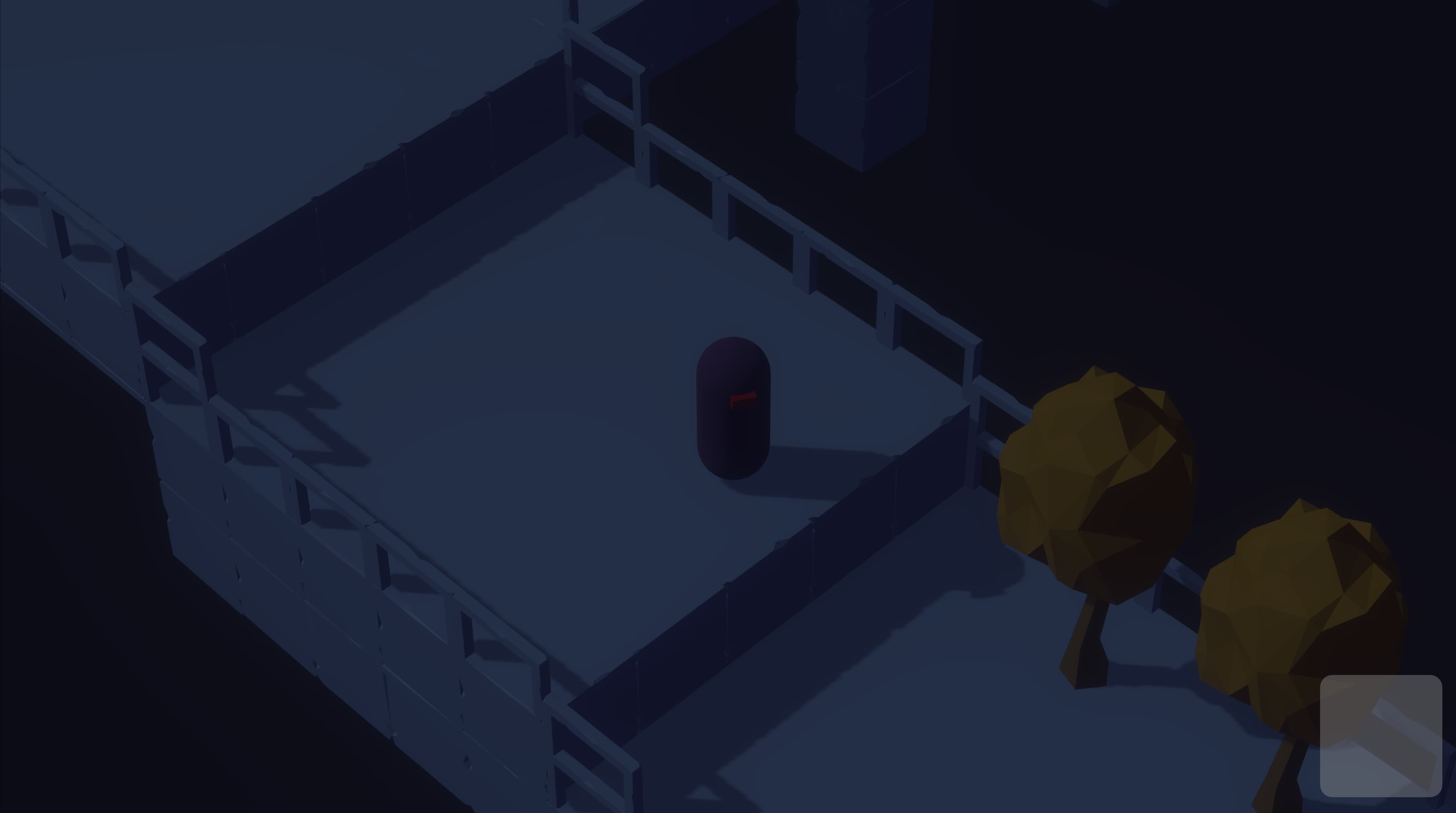 Godot Engine 编辑器中打开的梦之花园场景，画面中展示了可供玩家跳跃的台阶